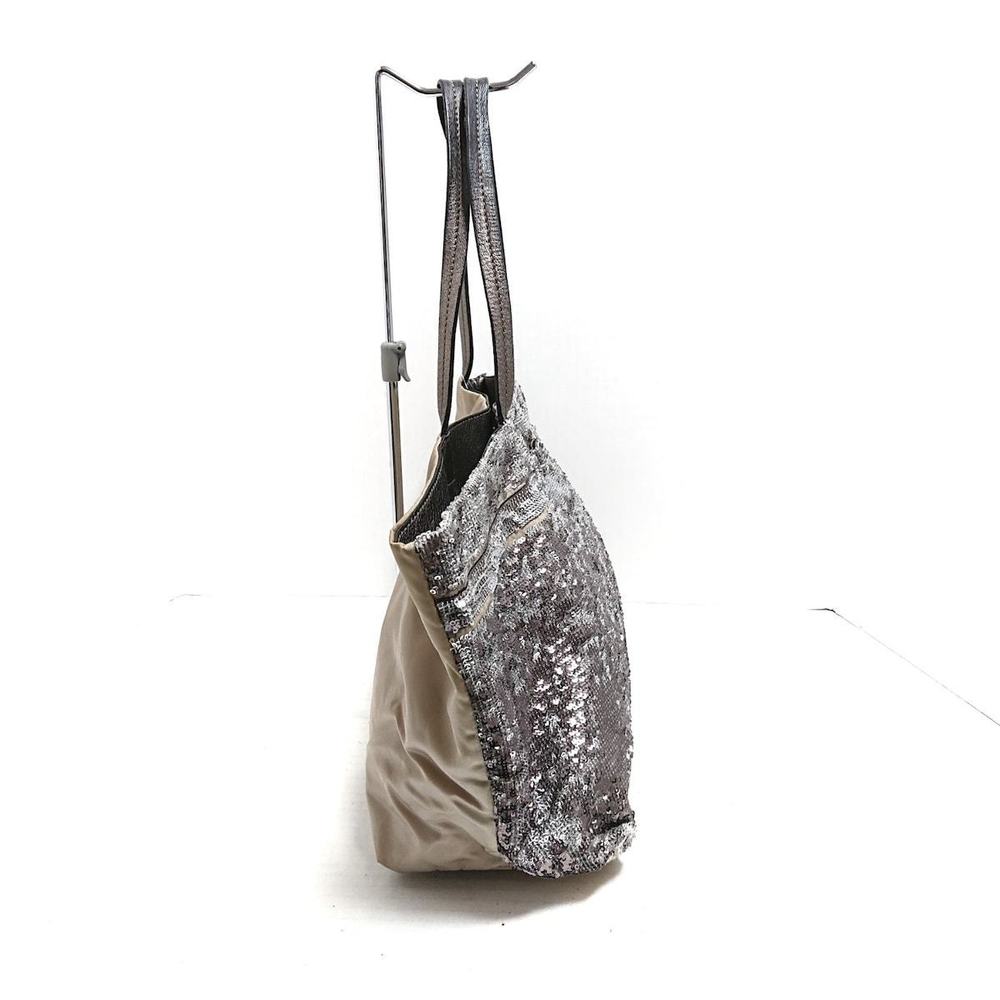 Salvatore Ferragamo Vara Bag Tote Silver